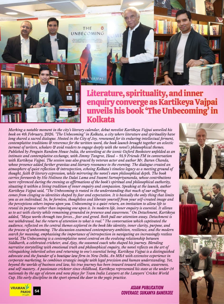 Literature, Spirituality and Inner Enquiry at 'The Unbecoming' Launch