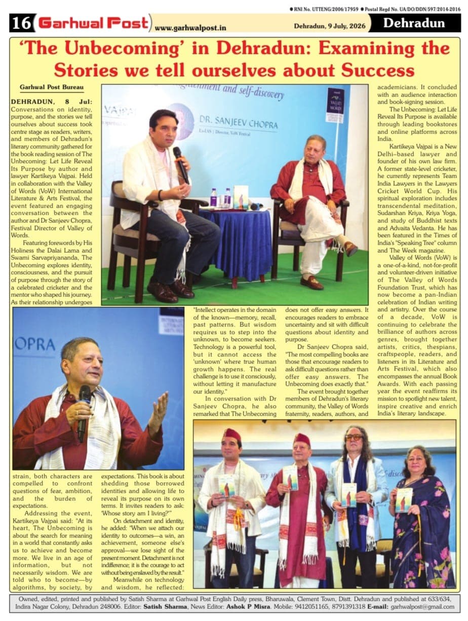 'The Unbecoming' sparks a dialogue on introspection in Dehradun